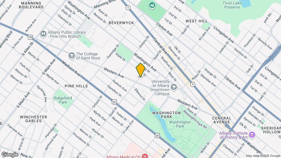 184 Quail St Map and Location Details