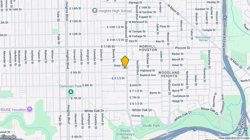 741 E 9th St Map and Location Details
