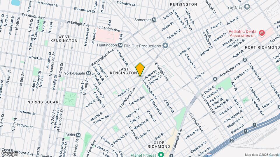 2574 Frankford Ave Map and Location Details