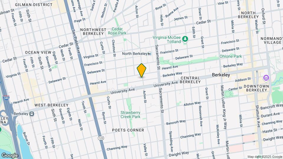 1940 Acton St Mapa y Detalles de la Ubicación