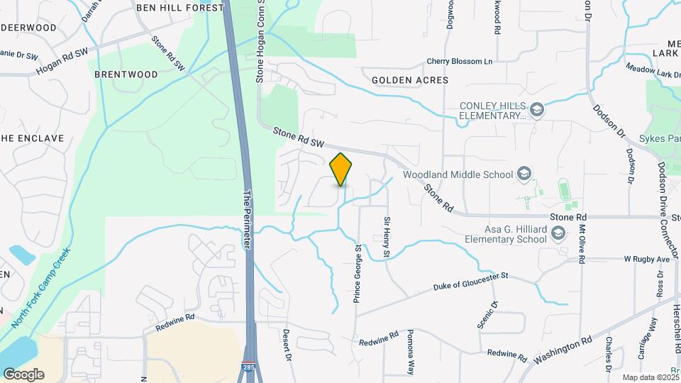 2860 Ridgeview Dr Map and Location Details