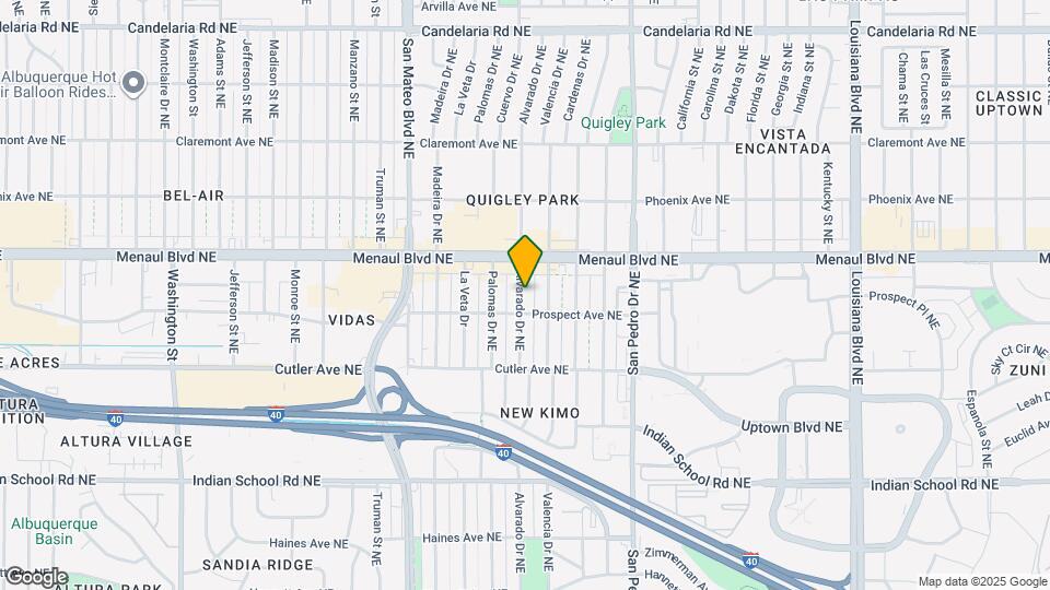 2518 Alvarado Dr NE Map and Location Details