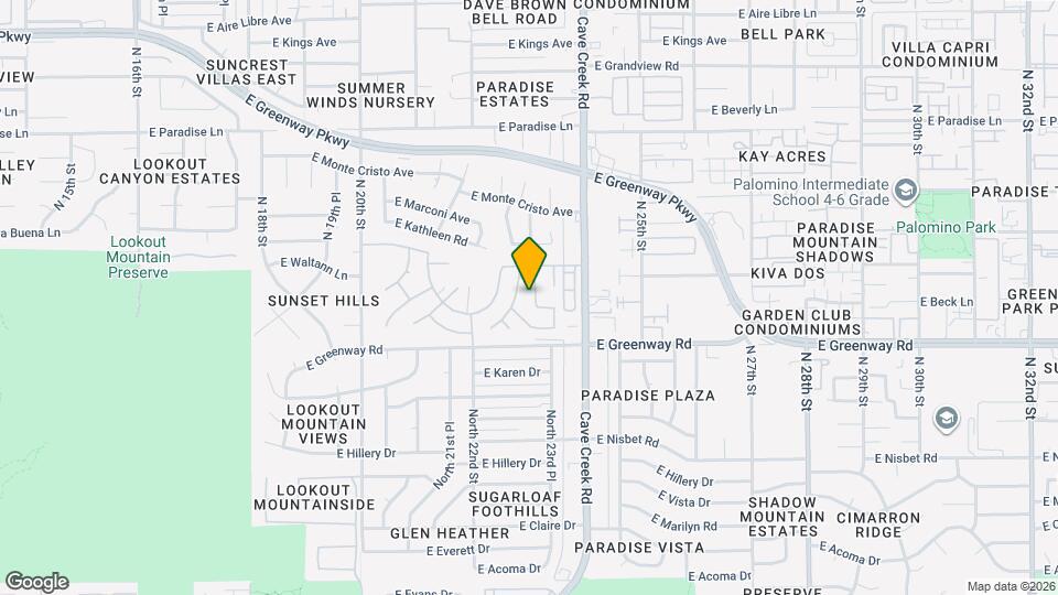 2331 E Betty Elyse Ln Map and Location Details