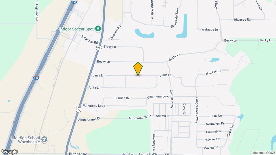 310 Janis Ln Map and Location Details