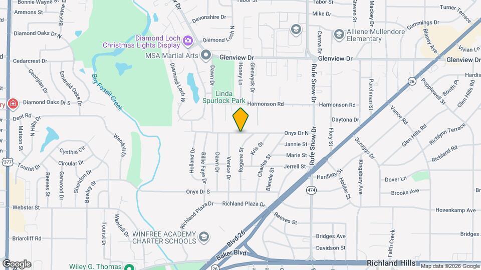 6418 Onyx Dr N Mapa y Detalles de la Ubicación