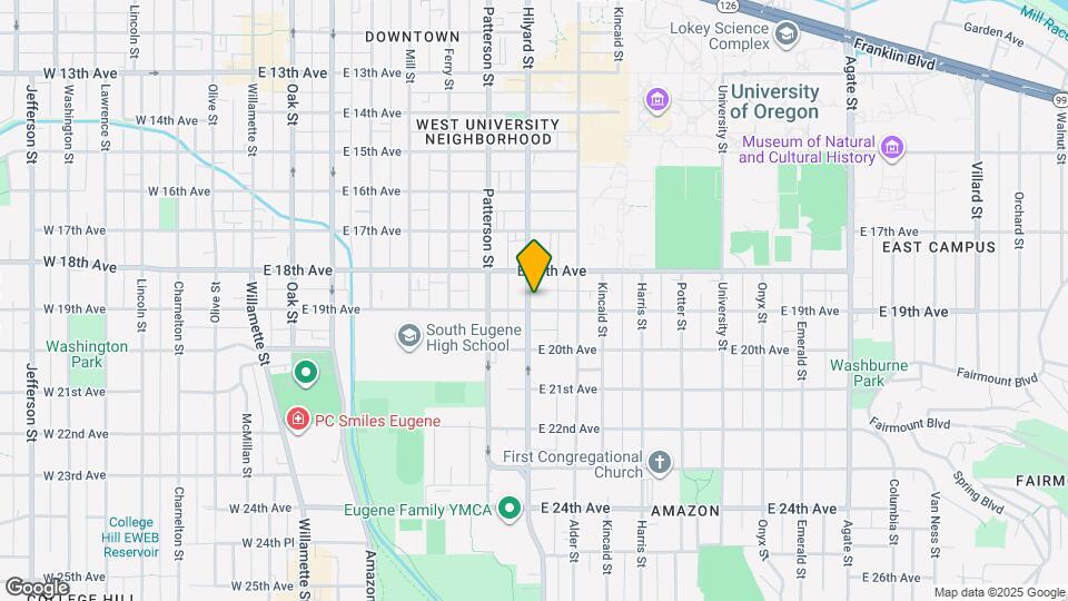 1889 Hilyard St Map and Location Details