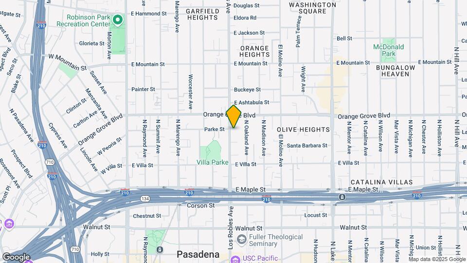 618 N Los Robles Ave Map and Location Details
