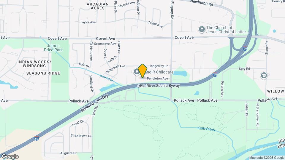 1939 Meridian Dr Map and Location Details