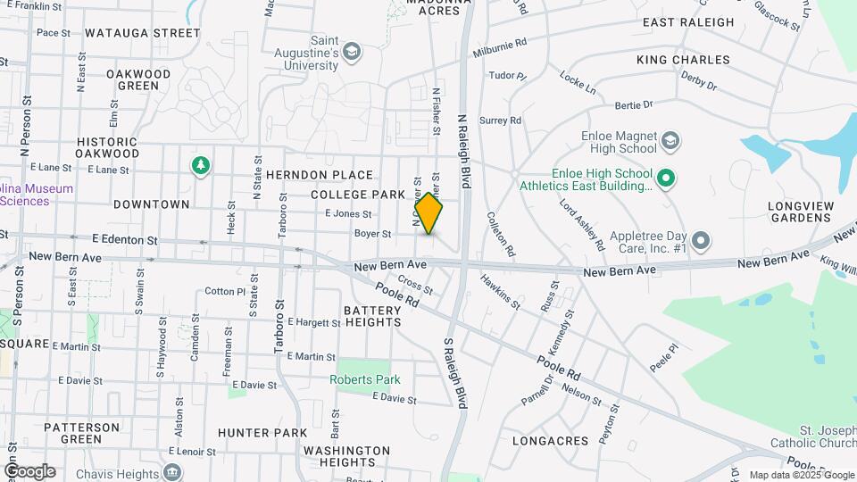 1616 Boyer St Map and Location Details