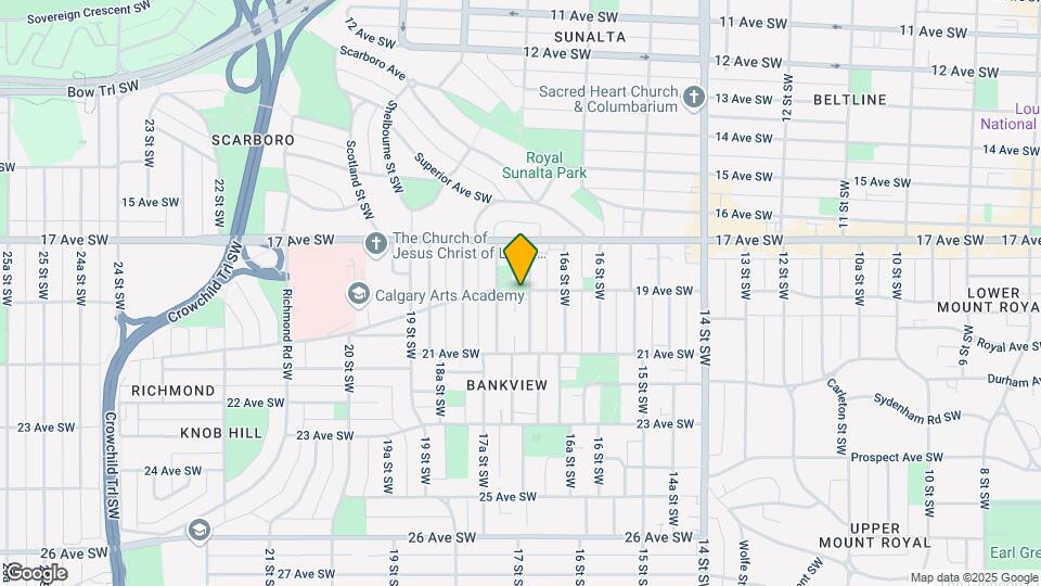 2101 17th Ave SW Map and Location Details