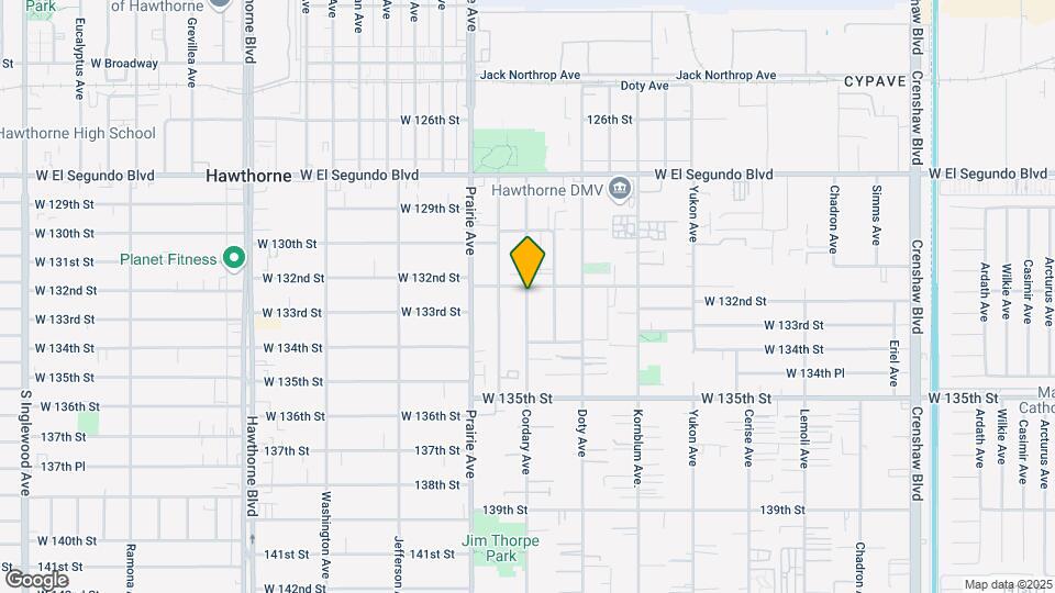13230 Cordary Ave Map and Location Details
