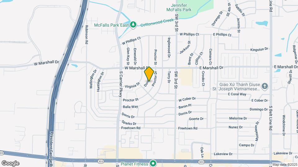 1905 Dorothy Dr Map and Location Details