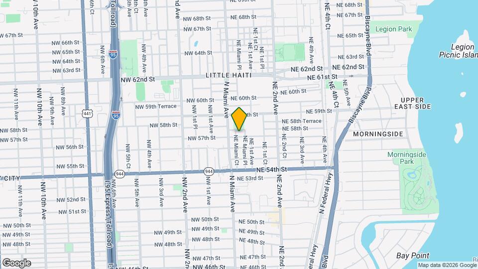 5707 NE Miami Ct Mapa y Detalles de la Ubicación