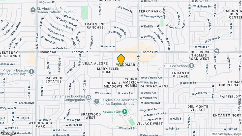 2802 N 43rd Ave Map and Location Details