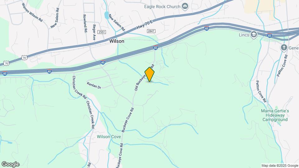 420 Old Buckeye Cove Rd Map and Location Details