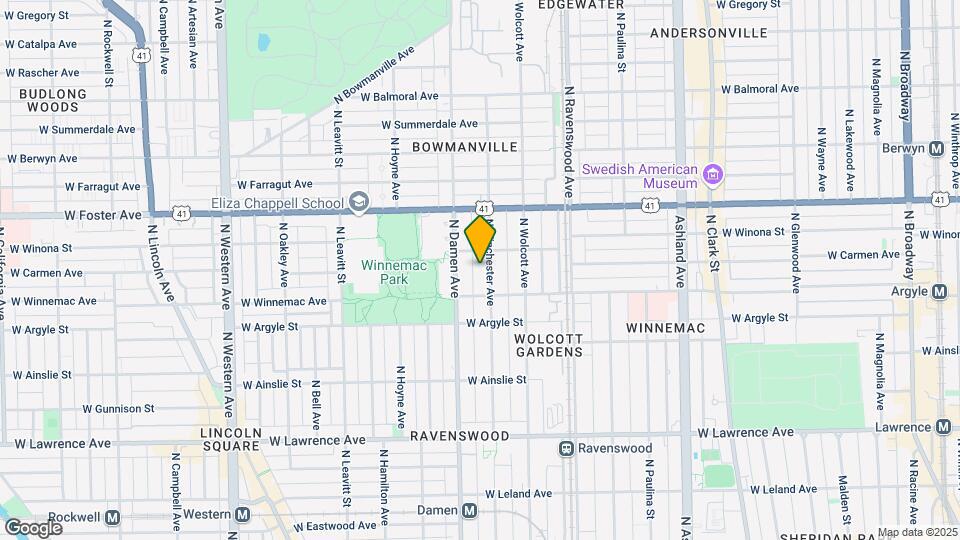 5058 N Winchester Ave, Unit 2E Map and Location Details