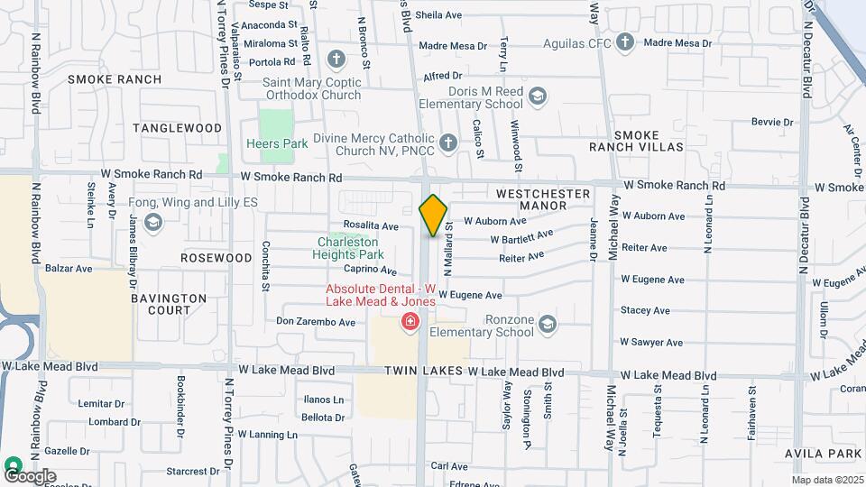 2245 N Jones Blvd Map and Location Details