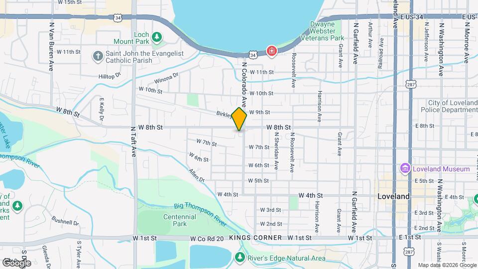 765 N Colorado Ave Map and Location Details