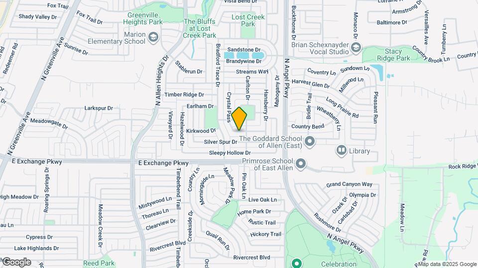 1526 Cliff Creek Dr Map and Location Details