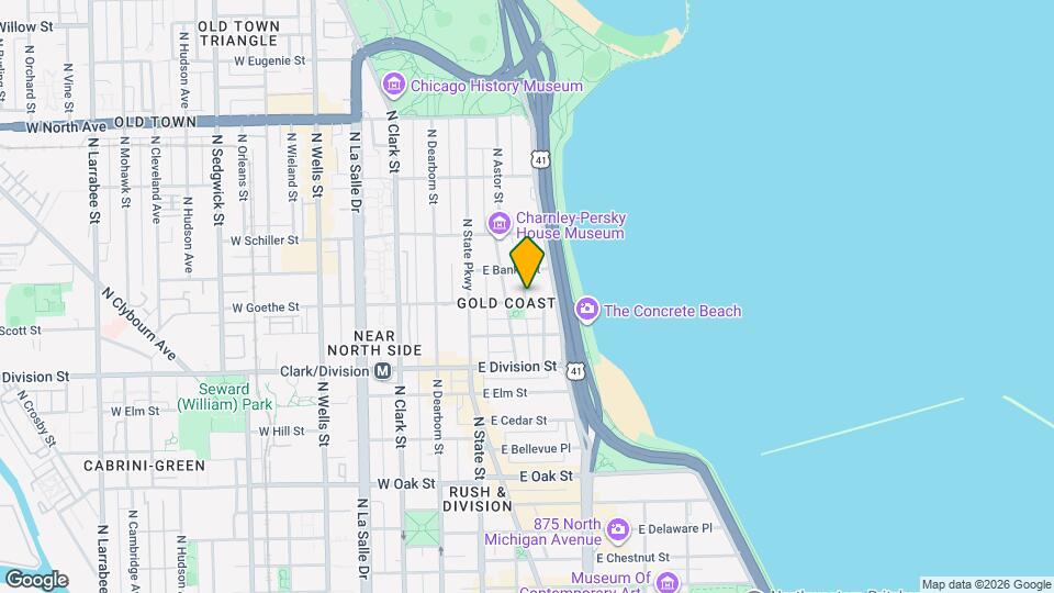 1301 N Ritchie Ct Mapa y Detalles de la Ubicación