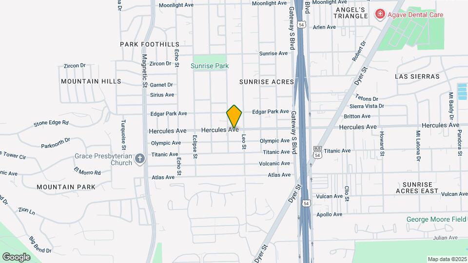 3908 Hercules Ave Map and Location Details