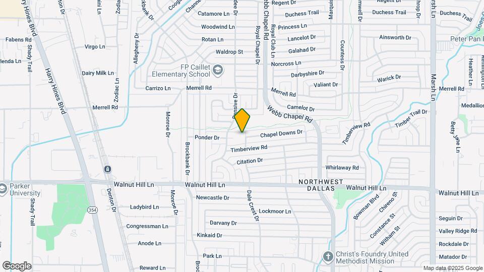10219 Dale Crest Dr Map and Location Details
