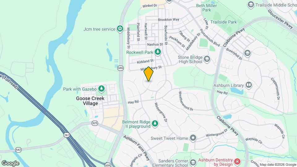 20585 Triple Crown Ct Map and Location Details