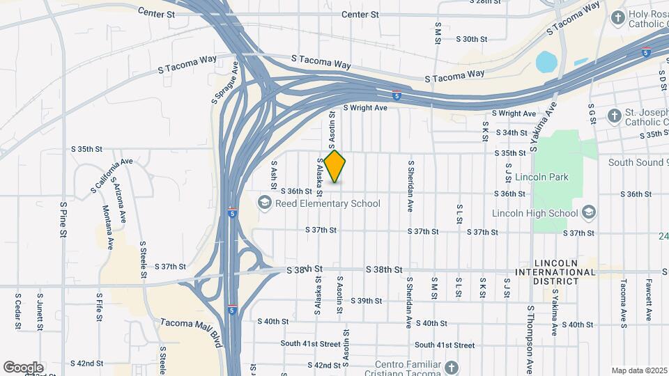 3544 S Asotin St Map and Location Details