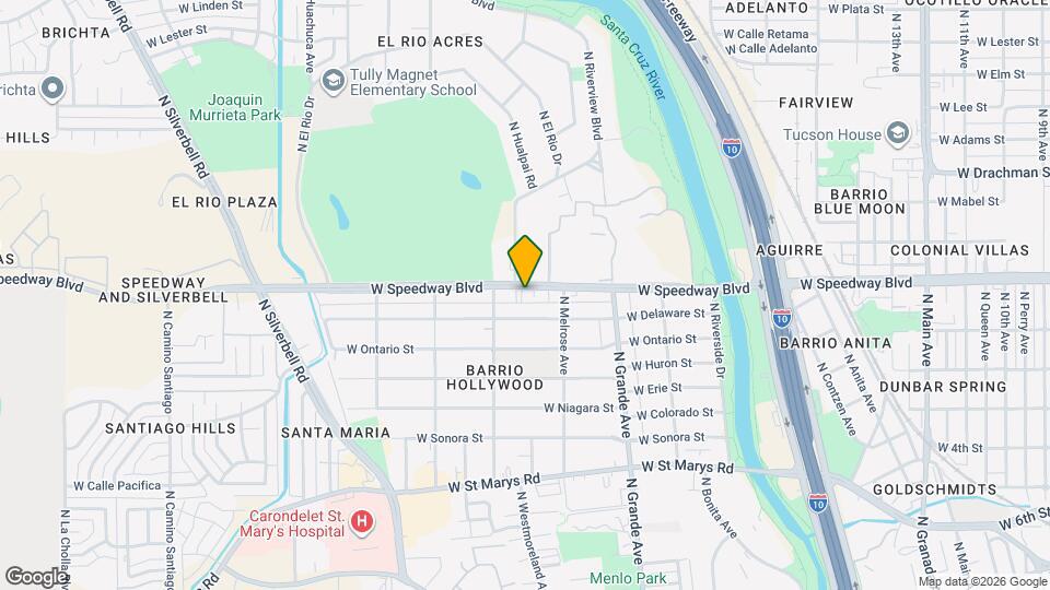 1323 W Speedway Blvd Map and Location Details