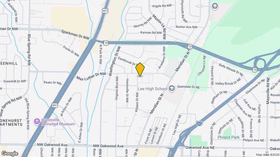 2610 Kildare St NW Map and Location Details