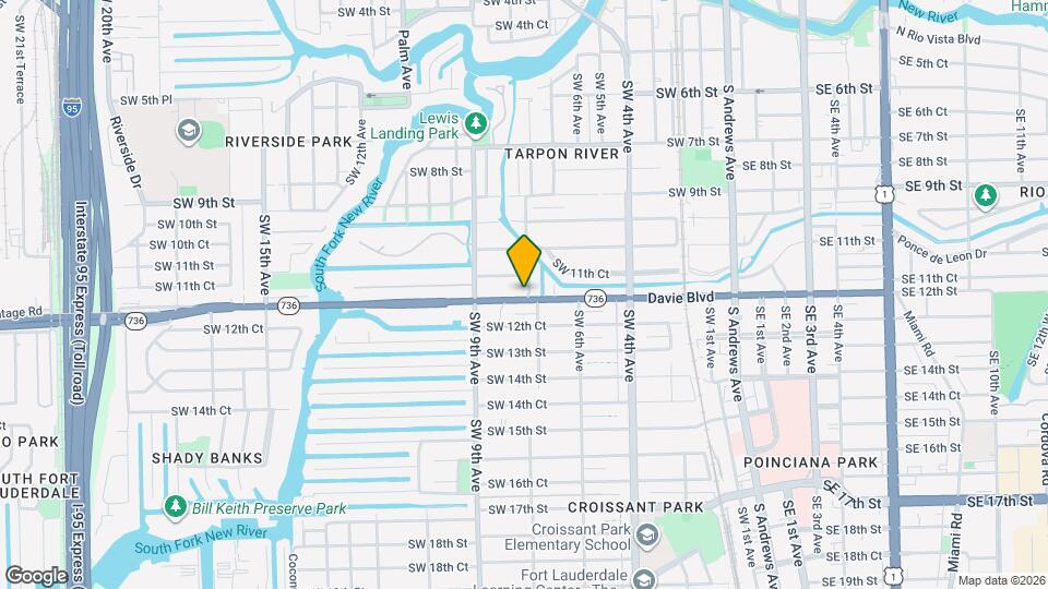 1141 SW 8th Terrace Map and Location Details