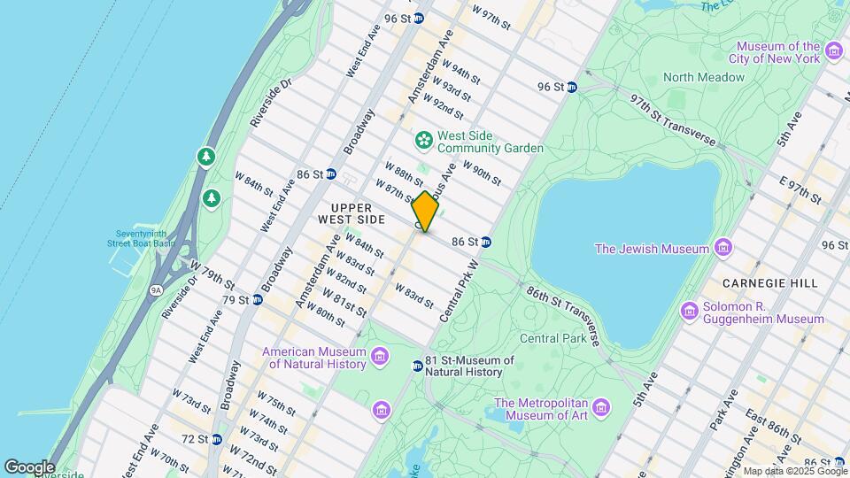 50 W 86th St Mapa y Detalles de la Ubicación