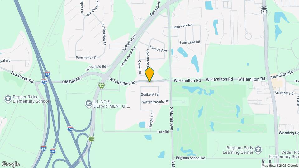 1001 Wartburg Dr Map and Location Details