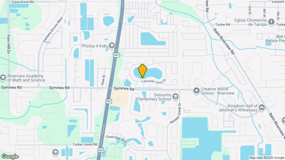 10910 Lakeside Vista Dr Map and Location Details