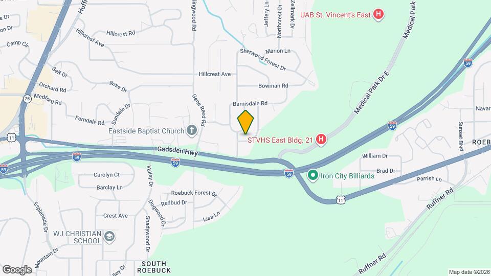 1108 Hob Hill Rd Mapa y Detalles de la Ubicación