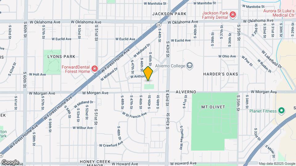 3439 S 45th St Map and Location Details