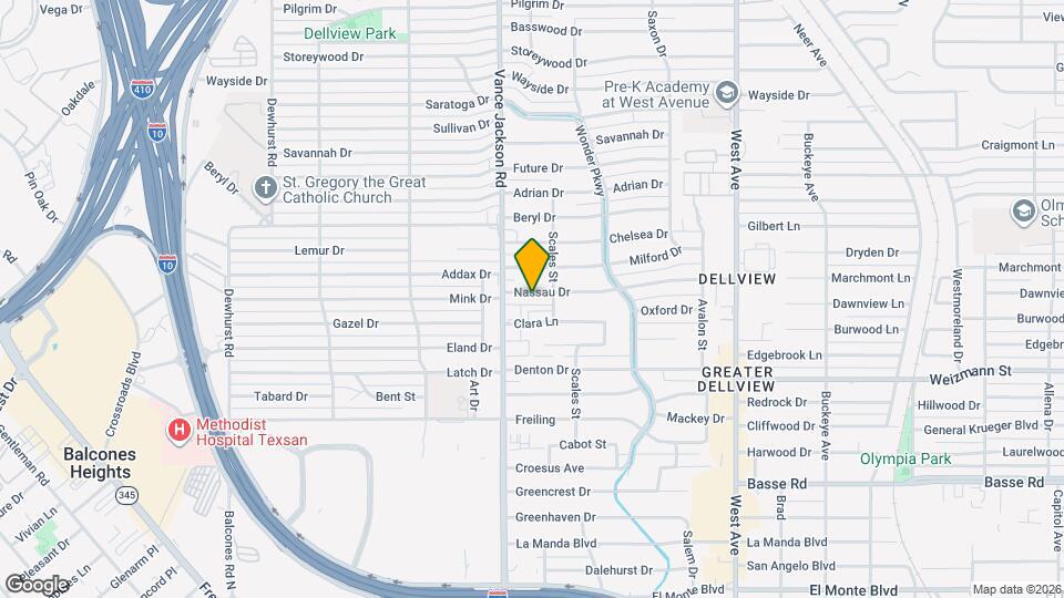 418 Nassau Dr Map and Location Details