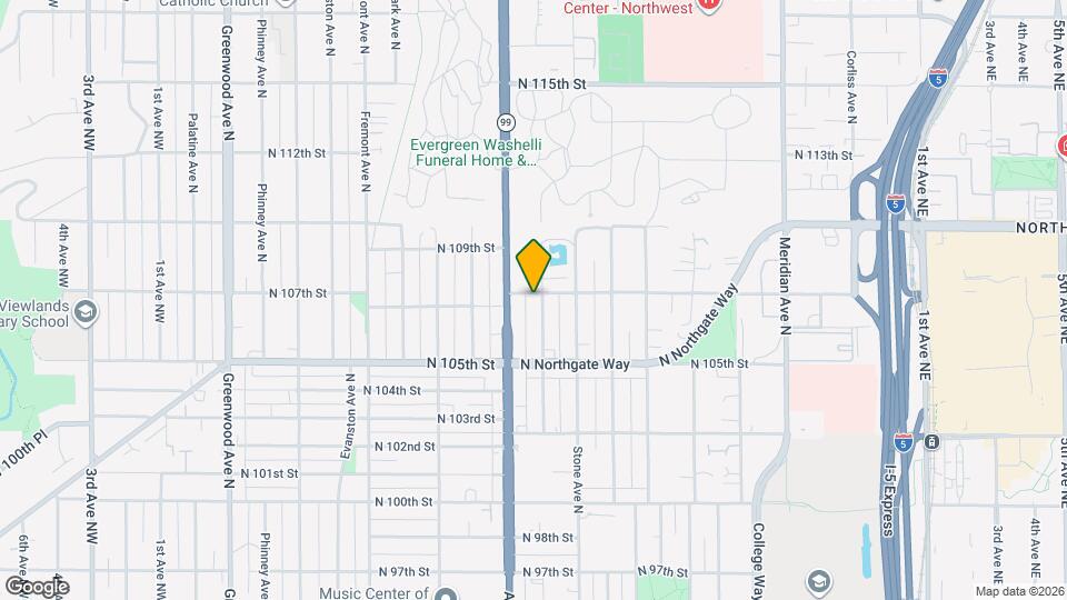 10559 Midvale Ave N Mapa y Detalles de la Ubicación