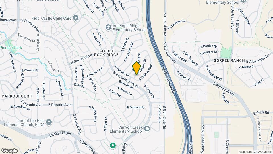 5674 S Yakima St Map and Location Details