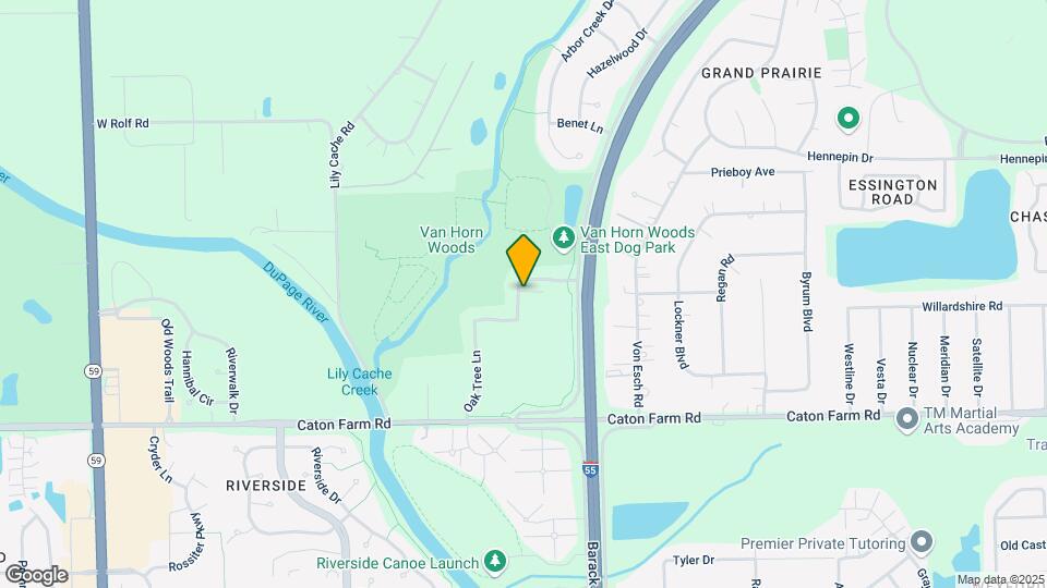 2606 Oak Tree Ln Map and Location Details