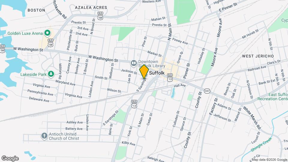 424 S Saratoga St Map and Location Details