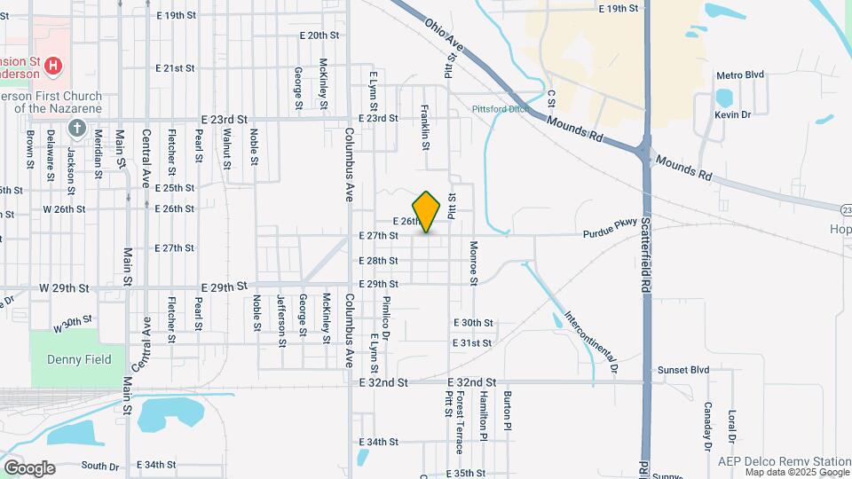 1239 E 27th St Map and Location Details
