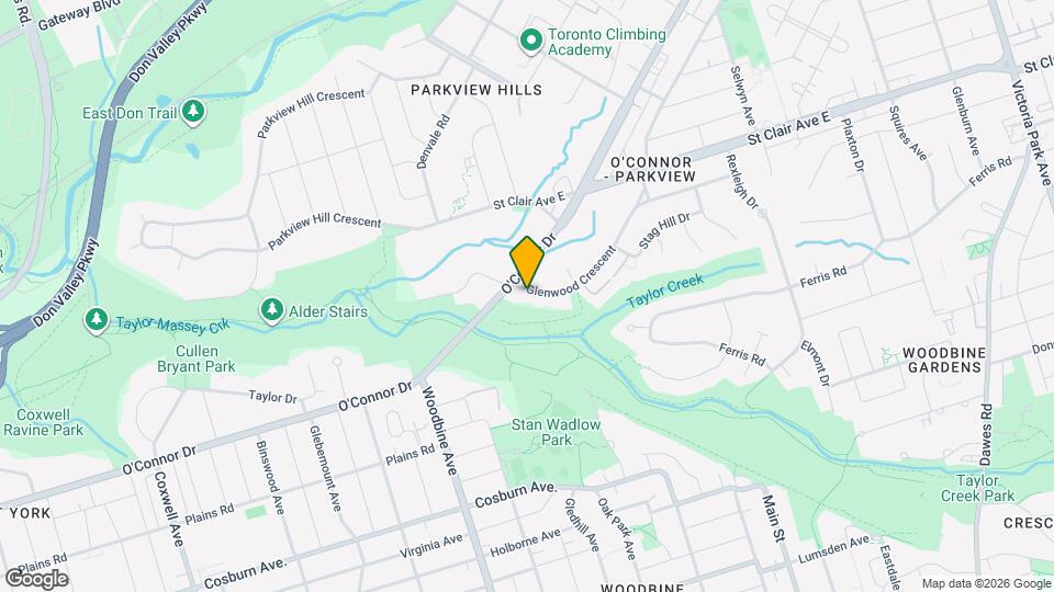 65 Glenwood Crescent Map and Location Details