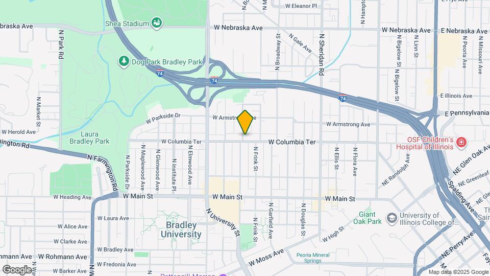 1023 W Columbia Ter Map and Location Details