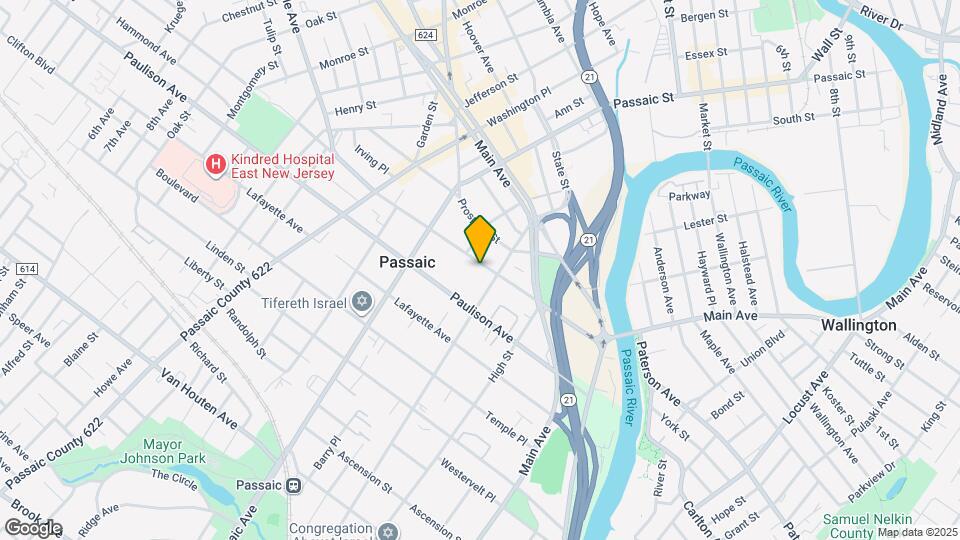 133 Gregory Ave Map and Location Details