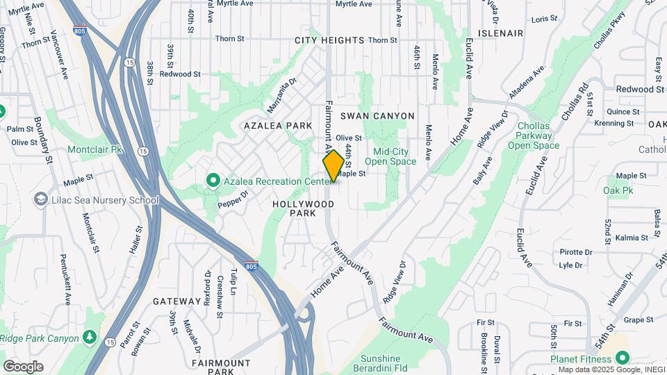 2559-2563 Fairmount Ave Map and Location Details