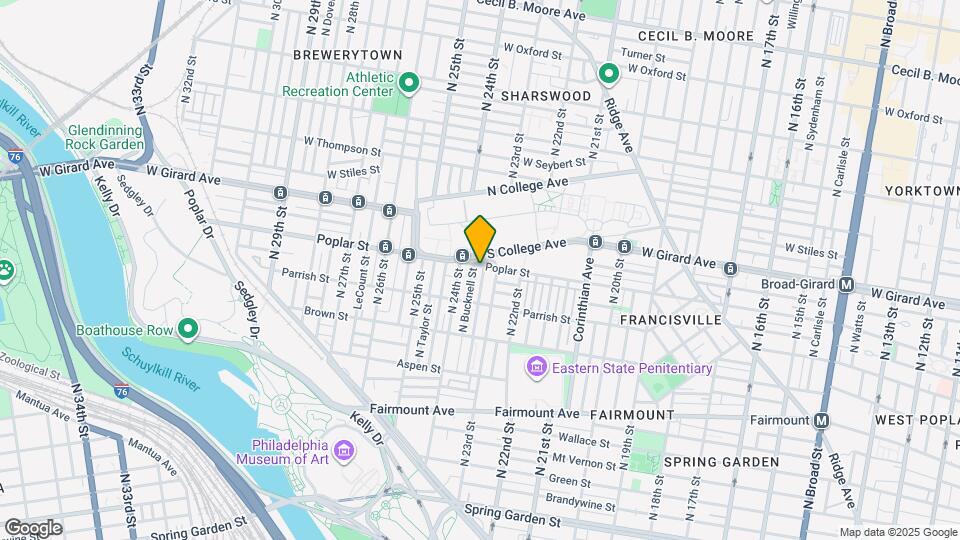 2316 Poplar St Map and Location Details