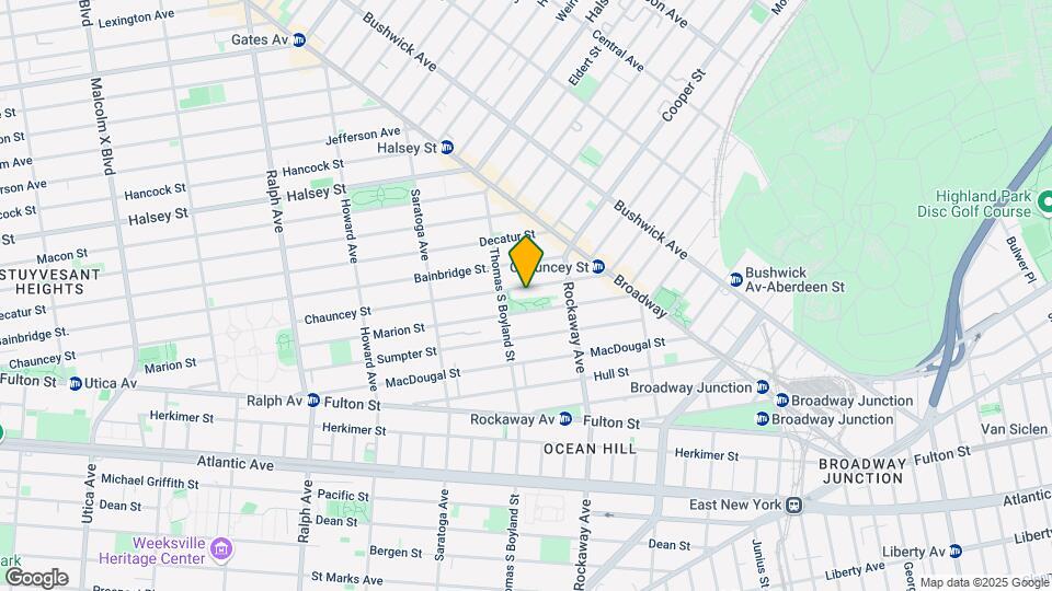 468 Chauncey Street Brooklyn, NY 11233 Map and Location Details