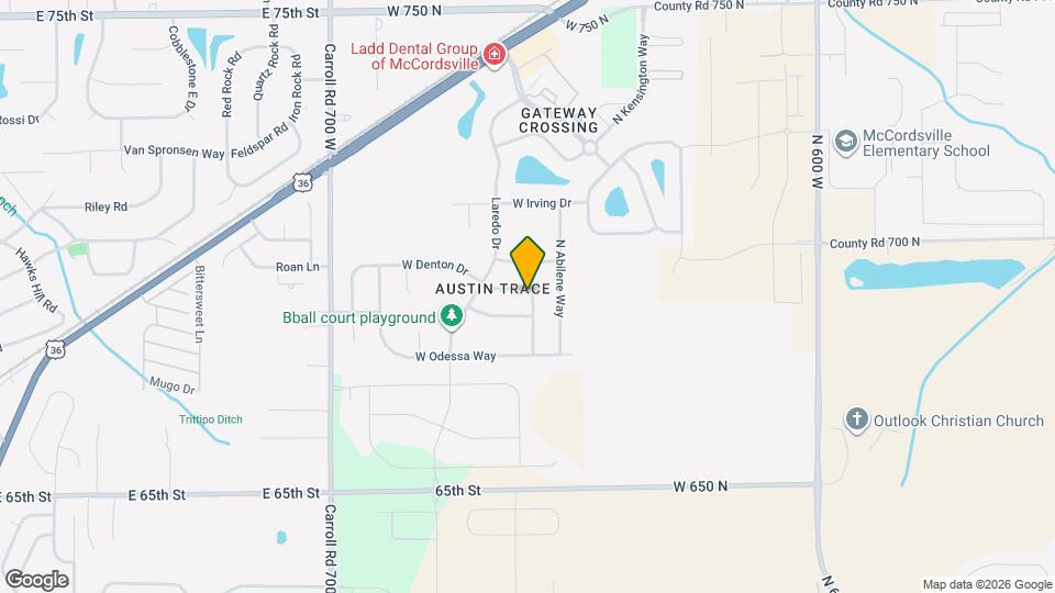 6629 W Denton Dr Map and Location Details