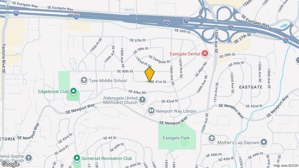 14245 SE 41st St Map and Location Details